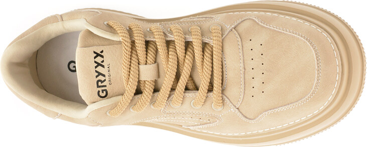 Pantofi sport GRYXX bej, 251219, din piele naturala
