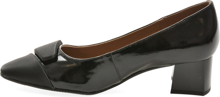 Pantofi EPICA negri, 4F5678, din piele naturala lacuita