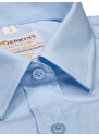 JERMYN'S Camasa eleganta dama bleu business - Exclusive Slim Fit EASY IRON pentru butoni