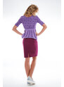 Onibon Bluza tricotata asimetrica lila