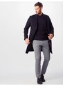 Calvin Klein Jeans Bluză de molton 'Essential' negru / alb