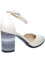 Pantofi Dama Piele Naturala Bej Moda Prosper Iris D02030