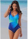 LASCANA Costum de baie întreg 'Blues' albastru / turcoaz