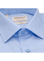 JERMYN'S Camasa bleu regular office barbati pentru butoni Luxury Classic Fit EASY IRON