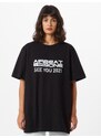 ABOUT EVERYONE Tricou 'Airbeat' negru