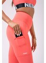 NEBBIA High waist FitSmart leggings peach