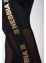 NEBBIA Gold Mesh leggings black