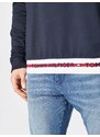 Tommy Hilfiger Underwear Bluză de molton bleumarin / roșu / alb