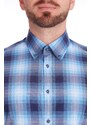 Cămașă Bărbați W. Wegener Shirt SLIM FIT 6953 Albastra