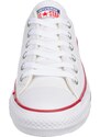 CONVERSE Sneaker low 'Chuck Taylor All Star Leather' albastru / roșu / alb