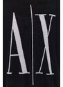 Armani Exchange Pulover femei, culoarea negru, light