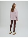 EDITED Leggings 'Teresa' roșu burgundy