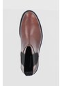 Vagabond Shoemakers Ghete Chelsea de piele bărbați, culoarea maro