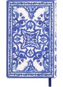 Dolce & Gabbana small Mediterraneo-print blank notebook - Blue