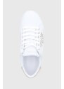 Guess Pantofi REFRESH2 culoarea alb, cu toc plat FL5RF2 FAB12