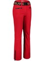 Nordblanc Pantaloni de schi softshell roșii pentru femei NEARING