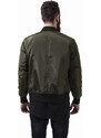 Jachetă pentru bărbati // Urban Classics 2-Tone Bomber Jacket darkolive/black