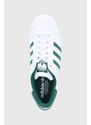 adidas Originals ghete de piele Superstar GZ3742 culoarea alb GZ3742-WHT/GREEN