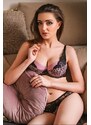 VENA lingerie Sutien intarit cu Push Up print leopard