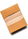 Pachet Geanta STAR Natural by Urban Vanilla, din piele naturala reciclata maro + Port card