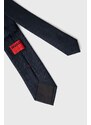 HUGO cravată de mătase culoarea bleumarin 50468199