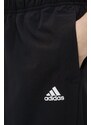 adidas pantaloni de antrenament HD6823 femei, culoarea negru, neted