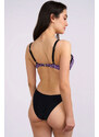 embody Costum de baie 2 piese, mov, push up, slip brazilian, Morena