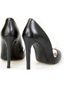 Pantofi stiletto Mihai Albu din piele Amazon Woman Black