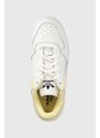adidas Originals sneakers din piele Forum Bold culoarea alb