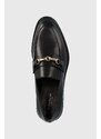 Vagabond Shoemakers mocasini de piele Frances 2.0 femei, culoarea negru, cu toc plat