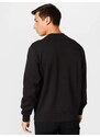 Calvin Klein Bluză de molton negru / alb