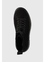 Vagabond Shoemakers cizme de piele Stacy femei, culoarea negru, cu platforma