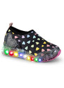 BIBI Shoes Pantofi Sport LED Bibi Roller Celebration Black Hearts