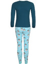 Pijamale vesele pentru copii Dedoles Pinguin pe gheață (D-K-SW-KP-C-C-1450) 134