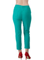 Pantaloni Chic Pantaloni Jasmine Dama Masura Mare,Verde Turcoaz