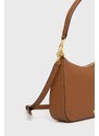 Lauren Ralph Lauren Lauren Ralph poșetă de piele culoarea maro 431884000000