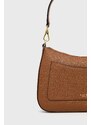 Lauren Ralph Lauren Lauren Ralph poșetă de piele culoarea maro 431884000000