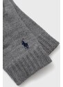 Polo Ralph Lauren manusi de lana barbati, culoarea gri