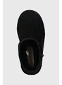 UGG cizme de zapada din piele intoarsa Classic Ultra Mini culoarea negru