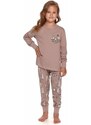 DN Nightwear Pijama pentru copii Fox maro