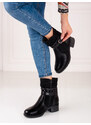 GOODIN Shelvt women's ankle boots with decorative belt
