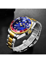 Ceas barbatesc Lige Data Quartz Analog Otel