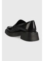 Vagabond Shoemakers mocasini de piele EYRA femei, culoarea negru, cu toc plat, 5350.214.20