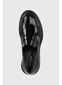 Vagabond Shoemakers mocasini de piele KENOVA femei, culoarea negru, cu toc plat, 5241.360.20