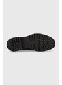 Vagabond Shoemakers mocasini de piele KENOVA femei, culoarea negru, cu toc plat, 5241.360.20