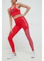 LaBellaMafia leggins de antrenament Wake Up femei, culoarea rosu, modelator