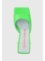 Chiara Ferragni papuci CF3132_041 femei, culoarea verde, cu toc drept, CF STAR HEEL 85