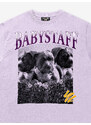 Tricou pentru femei cu mânecă scurtă // Babystaff Feeny Oversize T-Shirt - lila