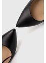 Wojas stilettos de piele culoarea negru, 3506551