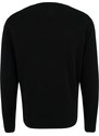 Nike Sportswear Bluză de molton negru / alb